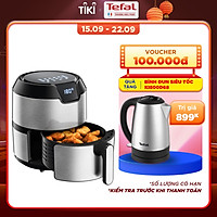 Nồi chiên không dầu Tefal 4.2 Lít - Vỏ thép - EY401D15 - Hàng chính hãng