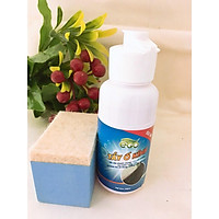 Dung dịch tẩy ố kính , gương lọ 100ml + 01 Miếng Nỉ