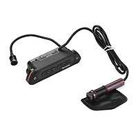 VERTECHnk VS-9MV Active Guitar Soundhole Pickup Transducer Humbucker + Microphone + Soundboard Pickup 3 Pick-up Ways - Black