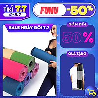 Thảm Tập Yoga, Tập Gym FUNU Tặng Kèm Túi Đựng Thảm - Hàng Chính Hãng