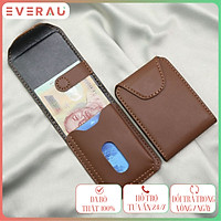 Ví sen da bò handmade cao cấp thời trang dành cho cả nam và nữ, bảo hành 12 tháng