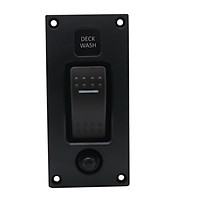 Boat Switch Panel Curved Deck Wash Pump Switch Waterproof Single On-Off