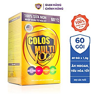 Sữa bột Colosmulti 100 hộp 60 gói x 1,5g cải thiện hệ tiêu hóa, giúp bé ăn ngoan