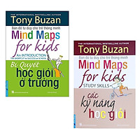 Combo 2 cuốn sách của tác giả Tony Buzan : Bí Quyết Học Giỏi Ở Trường + Các Kỹ Năng Học Giỏi/ Bộ sách giúp trẻ rèn luyện các kĩ năng học tập tốt nhất