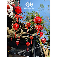 Đèn lồng vải phi in họa tiết 3D nhiều màu Xuất xứ Hội An