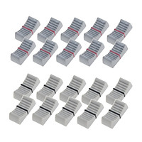 20x Soundcraft Mixer Straight Sliding Potentiometer Plastic Knob Parts Accessory