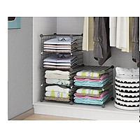 Giá kệ lưới sắt 9 ô ngăn lắp ghép để đồ gia dụng, sách, giày dép, chuồng nuôi, hàng trưng bày Babyhop Jabox nhập khẩu chính hãng