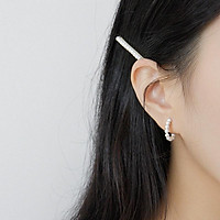 Hoa tai chữ c đính ngọc trai phong cách cổ điển dễ thương hàn quốc-HTB0009