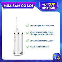 Tăm nước cầm tay H2ofloss HF-10, phiên bản tăm nước mini nhỏ gọn chỉ 14.5 cm dành cho người di chuyển nhiều