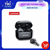 Tai Nghe Thể Thao Semi In-ear True Wireless Lenovo LP40 TWS Bluetooth 5.0 Bền Bỉ Pin Tốt