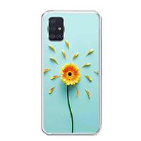 Ốp lưng dẻo cho điện thoại Samsung Galaxy A51 - 0468 SUNFLOWER02 - Hàng Chính Hãng
