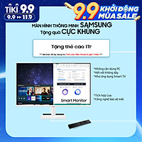 Màn Hình Thông Minh Smart Monitor Samsung LS27AM501NEXXV 27inch/Full HD (1920x1080) 8ms/60Hz/VA/Tích Hợp Loa/Hệ Điều Hành Tizen - Hàng Chính Hãng