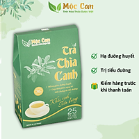 Trà dây thìa canh tiểu đường Mộc Can giúp giảm đường huyết ngăn ngừa những biến chứng của bênh tiểu đường hộp 25 túi lọc