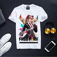Áo thun Free Fire In Hình Caroli Cực Chất