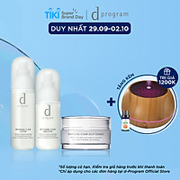 Bộ Sản Phẩm Dưỡng Sáng Cho Da Nhạy Cảm D Program (Nước Cân Bằng Dưỡng Trắng Da MB 125ml + Sữa Dưỡng Trắng Da MB 100ml + Tinh Chất Dưỡng Trắng Da Jelly Essence 60g)