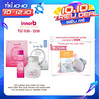 Combo hộp 6 chai nước uống Collagen Vitamin C sáng da InnerB Glowshot & thực phẩm bảo vệ sức khỏe InnerB Snow White