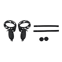 Touch Controller Silicone Grip Ring Cover Compatible with Oculus Quest 2 VR Glasses Handle Adjustable Knuckle Strap