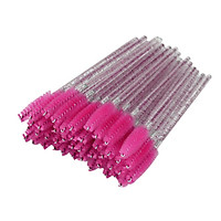 50Pcs Cosmetic Eyelash Mascara Wands Applicators Makeup Eyebrow Brushes Set