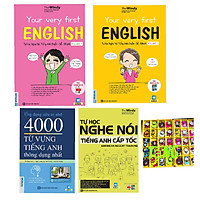 Combo 4 cuốn: Tự học tiếng anh chuẩn – dễ – nhanh (tặng 1 giá đỡ điện thoại iring)