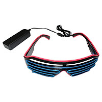 Led Glasses 15 Colors Optional Light Up El Wire Neon Rave Glasses Twinkle Glowing Party Club Holiday Bar Decorative