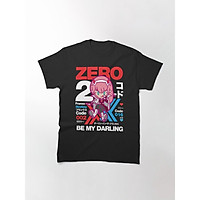 Áo phông đen DARLING IN THE FRANXX - CHIẾN TRẬN NGƯỜI MÁY ver ZERO TWO anime