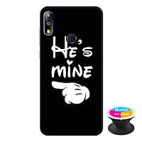 Ốp lưng điện thoại Asus Zenfone Max Pro M2 hình He'S Mine tặng kèm giá đỡ điện thoại iCase xinh xắn - Hàng chính hãng