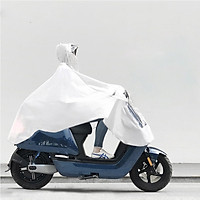 Áo mưa người lớn Xiaomi Qualitell, chống gió, chống ướt, phù hợp cho du lịch, cắm trại, đi bộ đường dài hay làm áo mưa đồng phục(trắng)