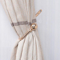 1 Pair Window Curtain Holdback Tieback with Decorative Ball Finial