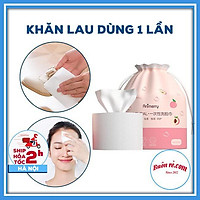 Khăn mặt khô dùng 1 lần tiện lợi - Khăn giấy lau, cuộn tẩy trang cotton đa năng dùng một lần tiết kiệm 01478