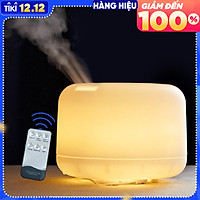 Máy Khuếch Tán Tinh Dầu Siêu Âm Loại Lớn có Đèn LED đổi màu Và Remote Điều Khiển Cao Cấp