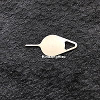 Que chọc sim cho điện thoại, cây chọt hàng dày cứng dùng lấy sim ra khỏi điện thoại, để sau ốp lưng cho gọn gàng