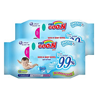 Combo Khăn Ướt Goo.n (55 Tờ x 2 Gói)