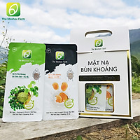 Hộp Mix 10 Gói Mặt Nạ Bùn Khoáng The Moshav Farm Detox Da Làm Sáng Da Giảm Mụn