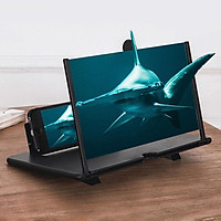 12inch Phone Screen Magnifier 3D Effect Amplifier HD Video Magnifying Phone Bracket Holder