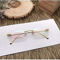 Gọng Kính cận Mắt khoan Titanium Hồng Kong cao cấp cho nam