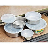 FREESHIIP Bộ bát đựng thức ăn 5 món INOX