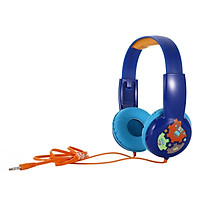KID101 Wired Headset Kids On Ear Headphones with 3.5mm Audio Jack & Volume Portable Cute Children Learning Headphone
