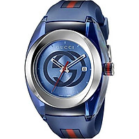 Gucci SYNC XXL Swiss Quartz Stainless Steel Watch with Rubber Band