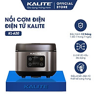 Nồi cơm điện tử đa năng Kalite KL 620, công suất 860W, dung tích 1.8L, bảng điều khiển tiếng Việt, hàng chính hãng