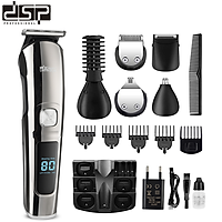 Tông đơ cắt tóc, cạo râu chuyên nghiệp 11 chức năng thương hiệu cao cấp DSP - HÀNG NHẬP KHẨU