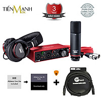 Focusrite Scarlett 2i2 Studio Gen 3 Sound Card Âm Thanh Hàng Chính Hãng - Focus USB Audio Interface SoundCard (3rd Gen3) - Kèm Móng Gẩy DreamMaker