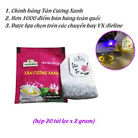 Trà sen túi lọc Tân Cương Xanh - Trà ướp hương sen, hương thơm đậm đà, hậu vị thơm, tiêu chuẩn an toàn thực phẩm