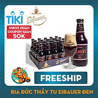 Thùng Bia Chai Thầy Tu EIBAUER ZWICK'L NATURTRÜB DUNKEL-Nhập Khẩu Từ Đức 20 Chai 250ml