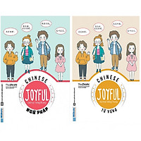 Combo Joyful Chinese - Vui Học Tiếng Trung - Ngữ Pháp Và Từ Vựng Tặng Kèm Sổ Tay NP03