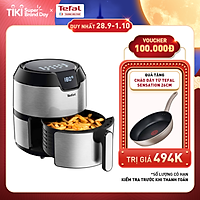 Nồi chiên không dầu Tefal 4.2 Lít - Vỏ thép - EY401D15 - Hàng chính hãng