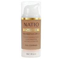 Natio Flawless Foundation SPF 15 Medium Tan Online Only