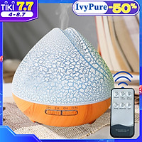 MÁY XÔNG TINH DẦU CHUYÊN DỤNG DUNG TÍCH 550ML, VÂN GỖ CAO CẤP, TÍCH HỢP ĐIỀU KHIỂN TỪ XA