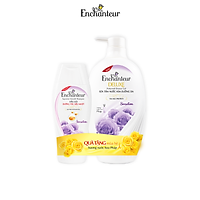 Sữa tắm nước hoa Enchanteur Charming/ Sensation/ Romantic/ Magic/ Delightful 650g - Tặng dầu gội Enchanteur 150g