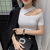 Áo Thun Nữ Tay Ngắn Ôm Dáng Hở Vai Quyến Rũ
