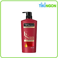 Dầu Gội Tresemmé Keratin Smooth Tinh Dầu Argan Và Keratin Vào Nếp Suôn Mượt (640g)